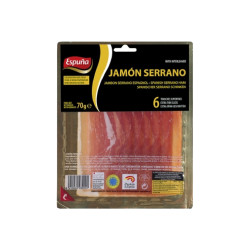 Jambon Serrano ESPUNA, 6 tranches