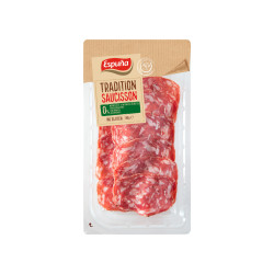 Saucisson sans nitrite ESPUNA, 12 tranches