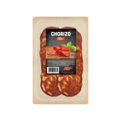 Chorizo fort - 8 tranches, 100 g