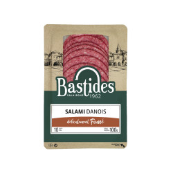 Salami danois BASTIDES, 10 tranches
