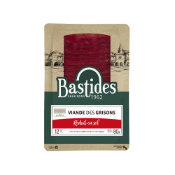 Viande de grisons BASTIDES, 12 tranches
