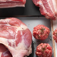 Viande fraîche par avion